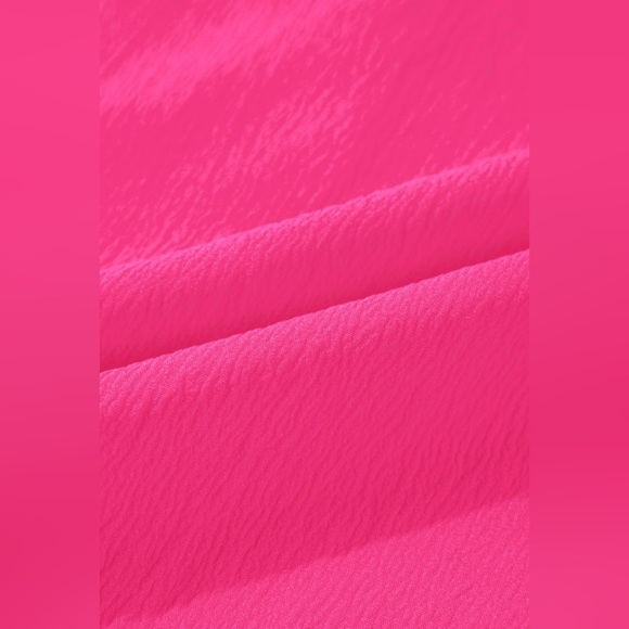 Pink Embroidered Flutter Sleeve Top - Picture 6 of 6